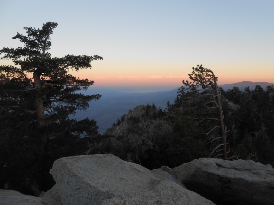 View from the viewing platform of the Palm Springs Aerial Tram, CA